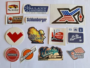 Red Adair Baroid Manitowoc Wild sticker Iron Worker Oilfield Steel Worker PMG 12 - Picture 1 of 5