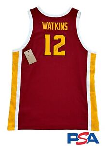 JuJu Watkins Signed Authentic Nike NCAA USC Trojans #12 Jersey Psa/Dna Coa Auto