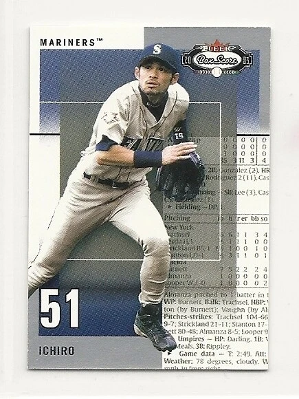 2003 Fleer Box Score Classic Miniatures - #15 - Ichiro - Seattle Mariners - Image 1 of 1