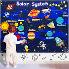 40Pcs Solar System Planets Toys Felt Flannel Board Story Set for Kids 3.5 Ft Pre