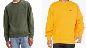 NWT Levi's Crewneck Relaxed Fit Sweatshirts - Picture 1 of 4