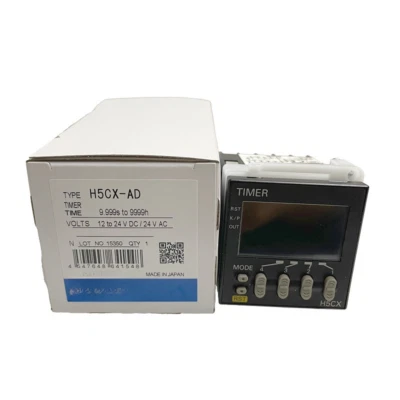 H5CX-AD Digital Timer 9.999S To 9999H 12-24VDC/24VAC For Omron - Image 1 of 4