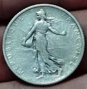 PEU COURANTE **** 1 FRANCS SEMEUSE 1907 **** TTB - Imagen 1 de 2
