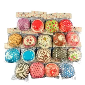 Custodie per cupcake di carta modellate - Grande muffin stampato a colori - Foto 1 di 24
