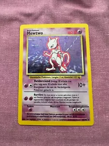 PRISTINE Mewtwo Base Set DUTCH Holo 1999 Pokemon - Picture 1 of 2