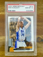 2002-03 Upper Deck MVP - MVP Classic #214 Mike Dunleavy Jr. (RC) PSA 10