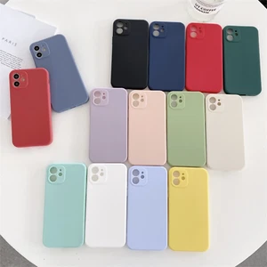 Handy Hülle für iPhone 13 12 11 Pro Max Mini SE Kamera Schutz Silikon Case Cover - Bild 1 von 29
