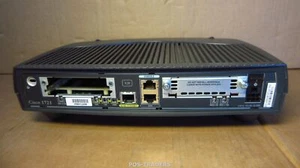 Routeur d'accès modulaire filaire Cisco 1721 10/100 Mbit/s 2 x fente ouverte MODULES D'EXCLUSION et bloc d'alimentation - Photo 1/6