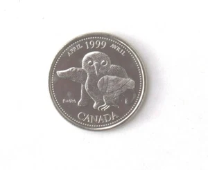 1999 Canada Quarter April Our Northern Heritage Uncirculated from a bank roll - Picture 1 of 2