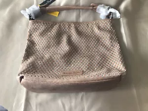 Beige Suede Handbag By Fritzi Aus Preben - Picture 1 of 4