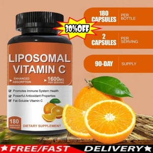 Liposomal Vitamin C 1600 mg - High Absorption Fat-Soluble for Immune Supports - Bild 1 von 9