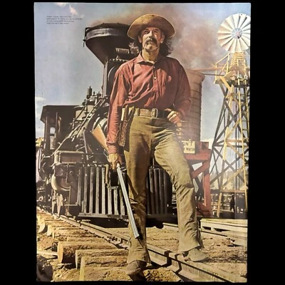 Vintage 1963 Henry Fonda Winchester Gun That Won The West Olin Advertising Print - Image 1 of 4