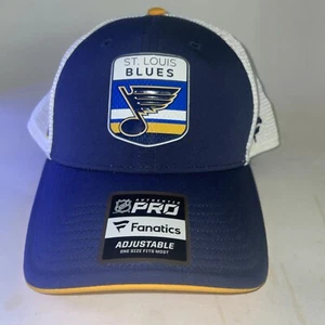 St. Louis Blues Authentic Pro Fanatics Adjustable Hat. NWT - Picture 1 of 7