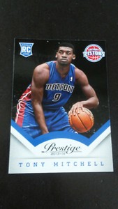 FREE SHIPPING-Tony Mitchell Rookie-2013/14 Panini Prestige Basketball-no.196