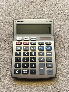 Canon Calculator LS-121TS Solar Cell 12 Digit Desktop Business Tax Calculations - Picture 1 of 5