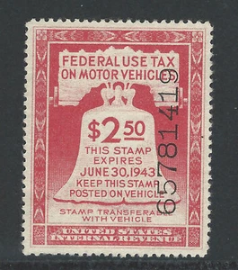Bigjake: RV-12, $2.50 Motor Vehicle, *NG - Picture 1 of 2