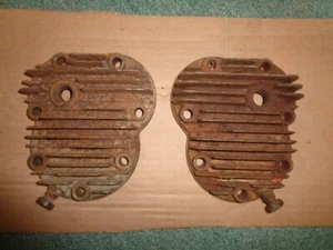 Used Original Indian Motorcycle Set of Cast Iron Cylinder Head  101 Scout 28-31# - Picture 1 of 15