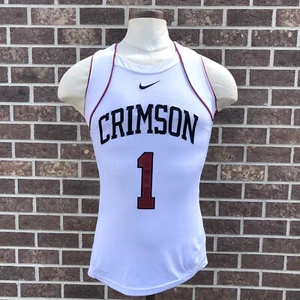 Harvard Crimson White Nike Running Field Hockey Basketball Jersey Tank Women’s S - Picture 1 of 11