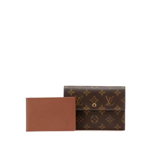 LOUIS VUITTON Monogram Porte Cassaforte Astuccio Carta Portafoglio Bifold M61202 【Usato】 - Foto 1 di 12