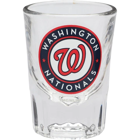 Washington Nationals 2oz. Fluted Collector Shot Glass Cover