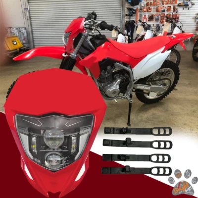 Faro LED para Honda CRF125F CRF150F CRF230F CRF250L CRF250F CRF450L CRF300L Foto 1 de 4