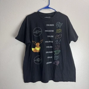 Pokemon Eevee Evoluzione Camicia Vintage Taglia XL - Foto 1 di 7