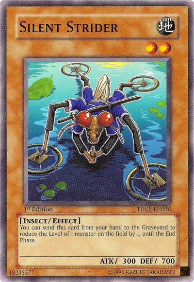 Silent Strider [TDGS-EN036] Common Lightly Played Unlimited - Yugioh single - Image 1 of 1