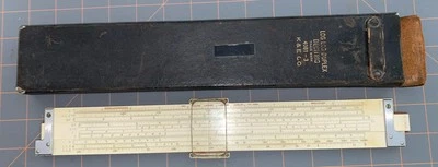 Estuche Decitrig Dúplex De Colección K&E Keuffel Esser Modelo 4081-3 Regla Deslizante Foto 1 de 4