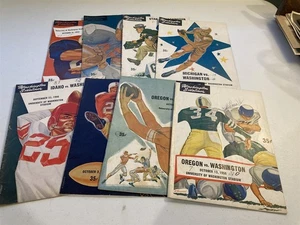 8 Vintage University of Washington Sideliner - NCAA Football Programme 1953-1956 - Bild 1 von 6