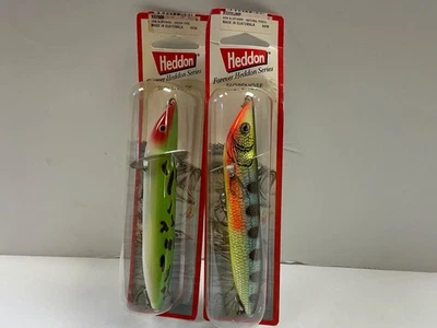 Señuelos Heddon Slopenose perca natural y rana verde Foto 1 de 3