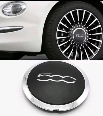 1 Coprimozzo Coppetta Cerchio in lega FIAT 500 133mm Dal 2007 - Immagine 1 di 3