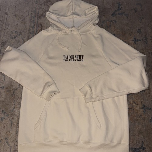 OFF WHITE Felpa con cappuccio Taylor Swift The Eras Tour colore crema taglia M