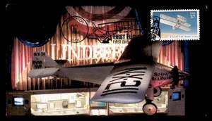 DR WHO 2003 FDC AVIACIÓN PRIMER VUELO ANIV WRIGHT BROS SOUTHPORT CACHET M60204 - Imagen 1 de 2