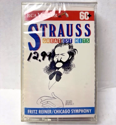 Strauss - Greatest Hits - Fritz Reiner & Chicago Symphony - Cassette - SEALED - Image 1 of 3