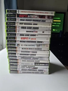 Original Xbox Lot Of 19 Sports Titles. Most Are CIB. TESTED AND FREE SHIPPING - Picture 1 of 3