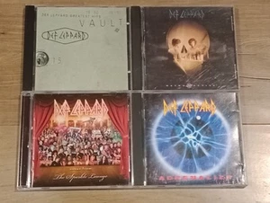 Lot of four Def Leppard CD Adrenalizer Vault Retro Active The Sparkle Lounge - Picture 1 of 5