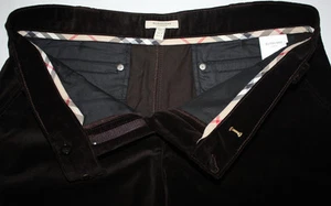 NWOT Womens Burberry London Brown Capri Pants Size 12 - Picture 1 of 8
