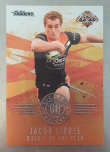 2018 NRL Traders Club Hero Rookie of the Year Card Jacob Liddle CH32/32 - Picture 1 of 2