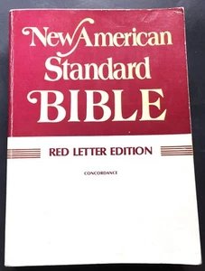 New American Standard Bible Red Letter HB 1977 Concordance - Broadman & Holman - Picture 1 of 9