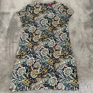 Boohoo paisley shift skater dress size 8 - Picture 1 of 3