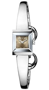 Gucci G-Frame Women's Brown Dial Stainless Steel Watch - YA128510 ($950 MSRP) - Picture 1 of 10
