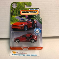 tesla model x matchbox