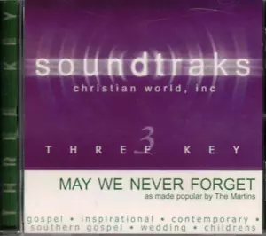 May We Never Forget - The Martins - Christian Accompaniment Track CD - Picture 1 of 2