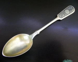 Russisch 875 Silber und Niello Löffel ca 1920 - Bild 1 von 5