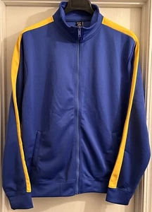 NWT Blue Yellow Bleecker & Mercer Track Suit Full Zip Jacket & Pants Men’s SZ XL - Picture 1 of 16