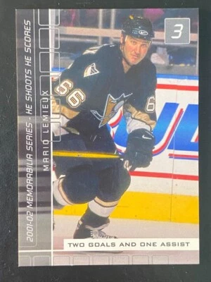 Mario Lemieux 2001-02 Insert Be a Player Memorabilia Series Redemption Offer - Image 1 of 2