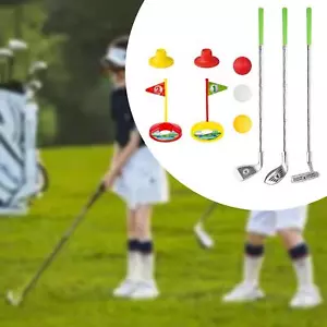 Toddlers Golf Set with 3 Golf Club Golf Toy Practice Set for Indoor Outdoor - Picture 1 of 6