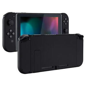 Soft Touch Black Full Set Housing Shell Buttons Replacement for Nintendo Switch