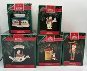 5 Hallmark Keepsake Artist Favorites K Crow B Siedler R Chad D Lee E Seale 1990s - Picture 1 of 23