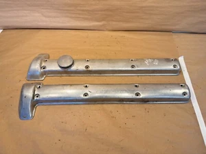 Jaguar XK120 Studless Cam Cover Valve Cover LH RH Pair C2217 C2218 Very Early - Picture 1 of 11
